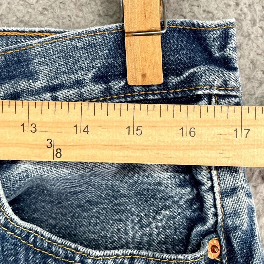 Levi's 501 Original Fit Jeans Mens 34x31.5* Blue Denim Skater Grunge Streetwear
